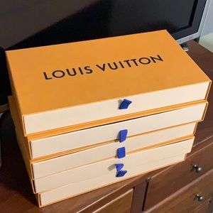 2 authentic LV boxes